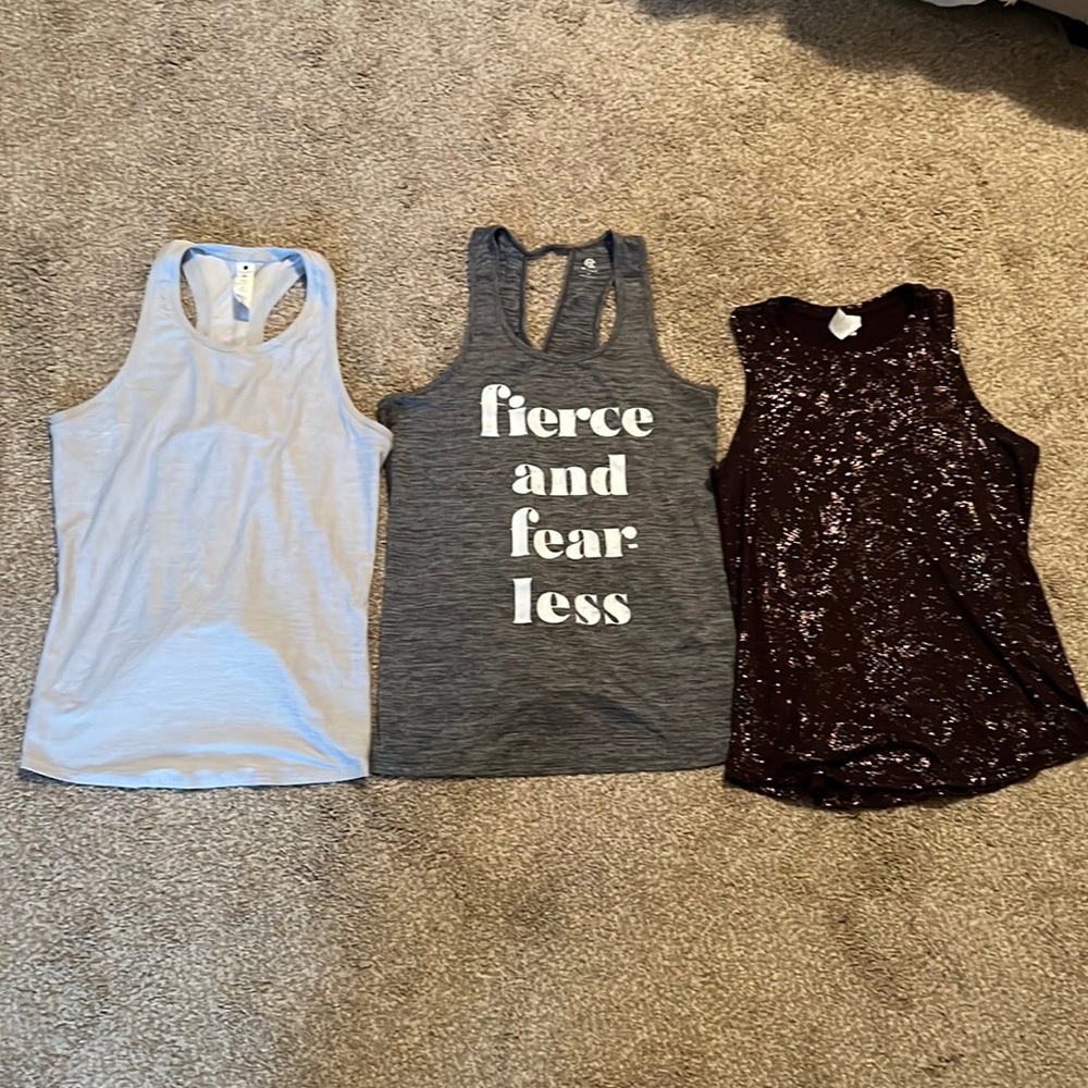 BUNDLE 3 Workout Tanks Size XS